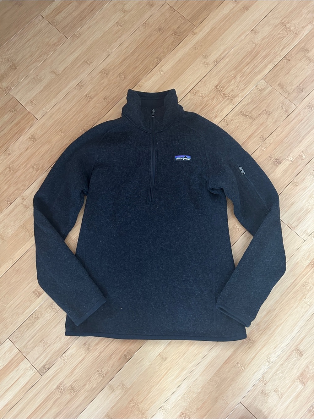 Patagonia Black Quarter Zip Better Sweater Fleece Pullover Women’s XS